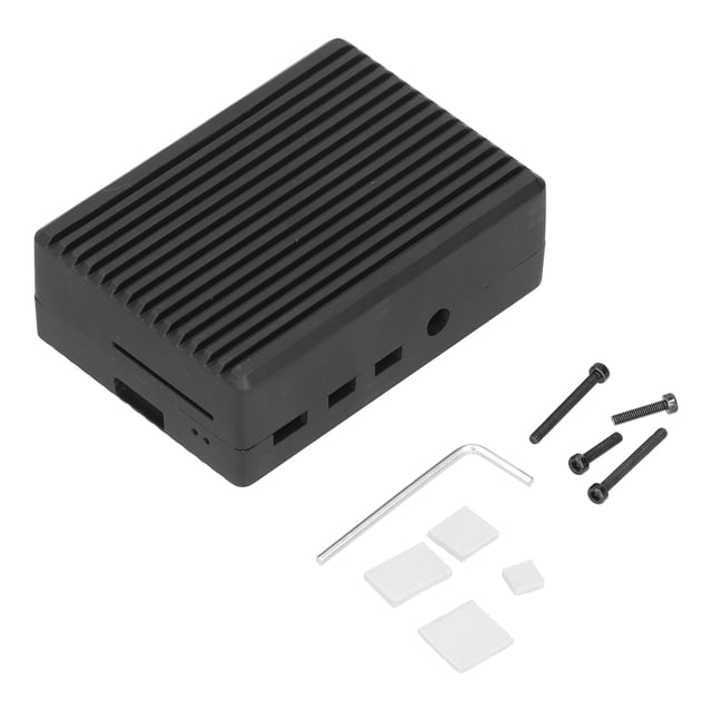 Carcasa de refrigeración pasiva de aleación de aluminio para disipación de calor, accesorios para Raspberry Pi 4B.