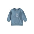 thumbnail image 2 of Toddler Baby Boy Sweatshirt 1Y 2Y 3Y 4Y 5Y 6Y Big Brother Print Long Sleeve Pullover Tops Autumn Clothes Lake Blue 1-2 Years, 2 of 8
