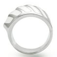 thumbnail image 4 of Rhodium Brass Ring with No Stone for Women No Stone Stone Color Style 0W310 Size 6, 4 of 7