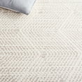 thumbnail image 6 of SAFAVIEH Revive Russell Geometric Polyester Area Rug, Ivory/Gray, 6'7" x 6'7" Square, 6 of 7