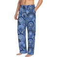 thumbnail image 6 of Disketp Blue Mandala Harmony Men's Pajama Pants - Ultra Soft Fleece Sleep and Lounge Pants (Size: S-XXL)-XX-Large, 6 of 6