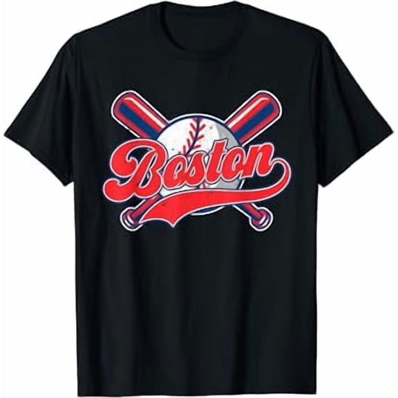 Boston Vintage Baseball Retro Sports T-Shirt
