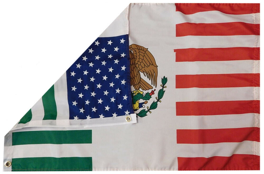 AZ FLAG Bandiera Amicizia Stati Uniti Messico 150x90cm - Bandiera AMICIZIE Americana Messicana 90 x 150 cm AZ FLAG Bandiera Amicizia Stati Uniti Messico 150x90cm - Bandiera AMICIZIE Americana Messicana 90 x 150 cm