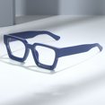 thumbnail image 4 of Xinwanna 1 Pair Retro Style Glasses Blue Light Blocking Square Frame Glasses UV Protection Flat-Light Mirrors Eyewear Vacation Accessory (Grass Green), 4 of 11