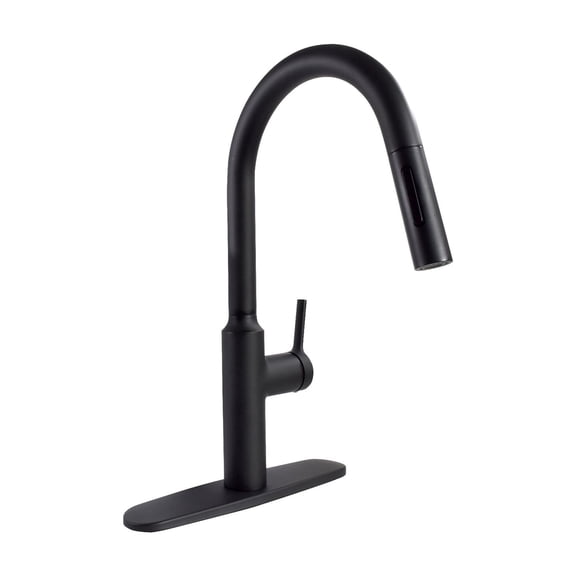 Phoenix PF231765 Premium Slimline Single Handle Pull Down Kitchen Faucet  - Black