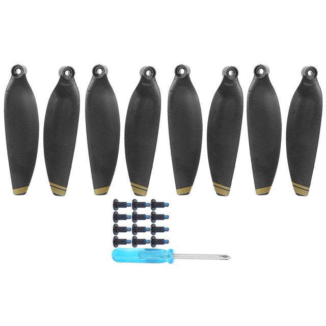 Gupbes Propellers Blade, 8 Pcs Plastic Small Light Weight Propellers Wing Blade For Mini For Drone Accessories