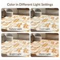 thumbnail image 7 of ODIKA Abstract Inspired Patchwork Border Bold Block Motif Cow Spotted Refined Stain Resistant Low Profile for Dorm Room, Small Living Apartment, 7 of 7