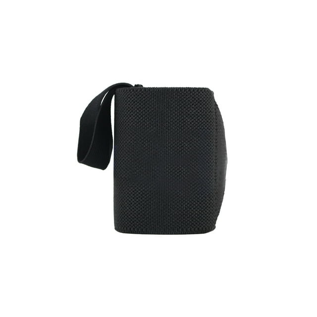 Sonducket Muñequera elástica Peso Gimnasio Fitness Correa acolchada Soporte de mano Banda Barra Compresión Muñequeras profesionales Accesorios para máquinas de ejercicios Negro
