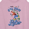 thumbnail image 3 of Disney - Ski You Later - Women's Racerback Tank Top, 3 of 5