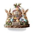 thumbnail image 1 of Exquisite Rabbit Figurine Desktop Ornament Elegant Home and Idea, 1 of 6