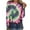 Green, variant on Long Sleeve Tops Tie Dye Print T Shirts for Women Loose Fit Crewneck Thin Sweatshirts Fall Cotton Pullovers (XL, Purple)