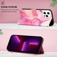 thumbnail image 3 of Compatible with iPhone 13 Pro Max Wallet Cases, Detachable Wallet Case for iPhone 13 Pro Max 6.7, Marble Pattern PU Leather Folio iPhone Case with Card Holder and Kickstand, 3 of 4