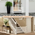 thumbnail image 5 of XJD 55" Retractable Baby Gate Extra Wide Safety Gates Child Gate for Indoor/Outdoor 33" Tall, White, 5 of 11