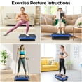 thumbnail image 6 of LAZY BUDDY Vibration Plate Exercise Machine Lymphatic Drainage Platform Whole Body Shaker Home Workout Training Equipment for Weight Loss & Toning, Blue, 6 of 8