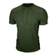 thumbnail image 3 of Mens Casual Manga Corta Botón Abajo Camisas Cuello Redondo Sólida Camisa de Parche para Al Aire Libre, Casual, Uso Diario, 3 of 7
