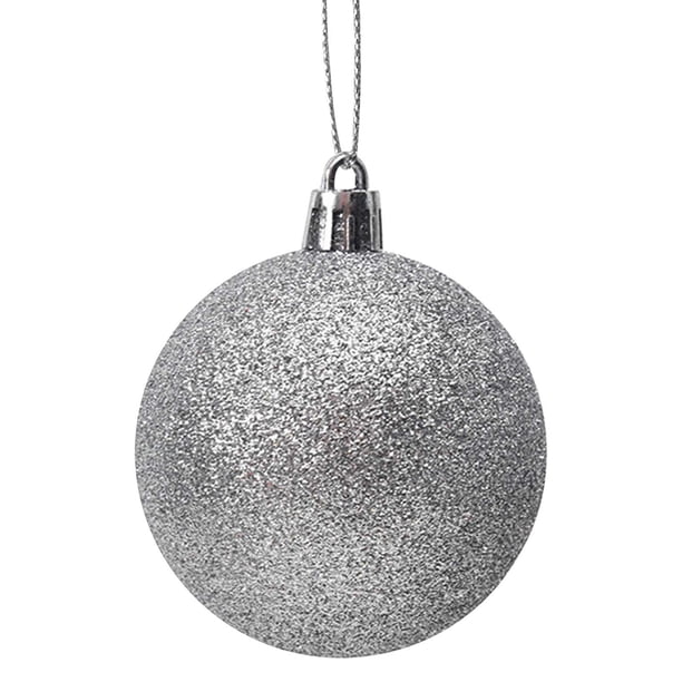 Fiudx Bolas Navideñas con Purpurina, Adornos Decorativos Irrompibles, Adornos Colgantes Ligeros, Colgantes Festivos para El Árbol de Techo, Decoración Navideña para Centros Comerciales, Perfectos par