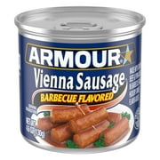 Armour Barbecue Vienna Sausage,  4.6 oz Can, 6 Count
