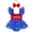 Z01 Blue, variant on JUMEYU Baby 4th of July Bodysuit Girl Baby Funny Outfit Short Sleeve Bodysuits Romper 0 3 6 9 12 18 24 Months (Blue,0-3 Months)