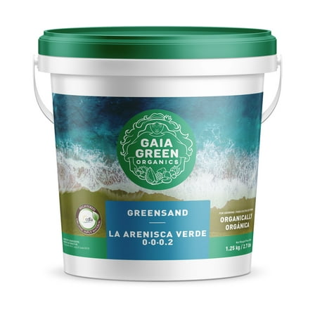 Gaia Green Organics Greensand 0-0-0.2 2.7lbs