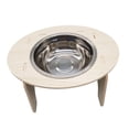 thumbnail image 1 of Cuenco de Madera para Cachorros Y Gatos, Cuenco de Agua Extraíble, Moderno, Versátil, Estable, Antideslizante, Plato para Gatos, Suministros P Cuenco individual, 1 of 8