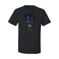 thumbnail image 2 of Wild Bobby, Rainbow Colored Skull in the Shadows, Pop Culture, Men Graphic Tees, Black, 5XL, 2 of 3