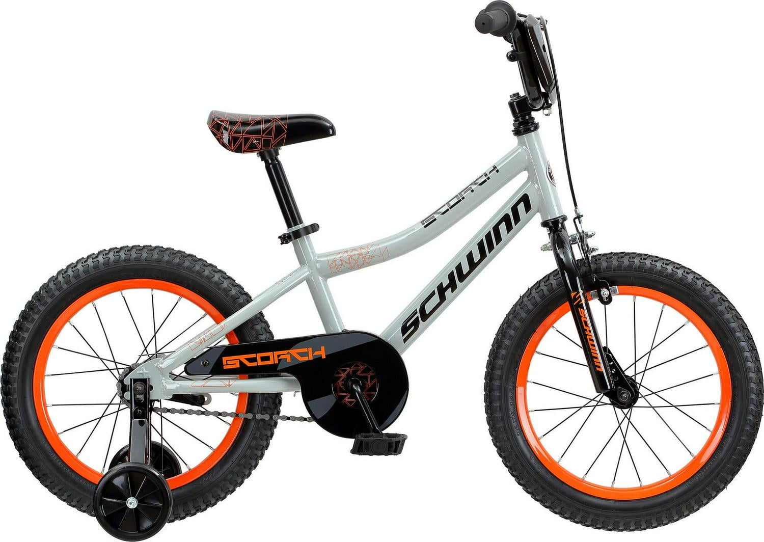 Schwinn 16 in. Scorch Sidewalk Bicycle, 1 Speed, Gray