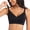 Black, variant on Womens Bras Seamless Jelly Strip Light Support Lift Comfort Wireless for T Shirt Soft Push Up Bras for Women Black S