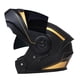 thumbnail image 5 of Casco de motocicleta Zulema con visera negro dorado XL, 5 of 8