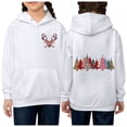thumbnail image 2 of Mercatoo Childs Cartoo𝐧 Xmas Print Hood Sweatshirt Boys Girls Cute Christmas Hood Activewear Kids New Years Tracksuit, 2 of 3