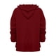 thumbnail image 4 of ICHUANYI Clearance Women's Fall And Winter New Casual Large Loose Hooded Sweatshirts(Wine, XXL) ICHUANYI WER2023081511961, 4 of 5