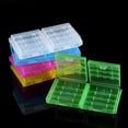 thumbnail image 1 of 5 Colors Hard Plastic Case Battery Storage Box Plastic Battery Holder Battery Case For AA AAA Battery, 1 of 8