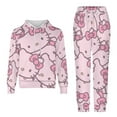 thumbnail image 5 of Hello Kitty Boys 2 Piece Tracksuit Athletic Sweatsuits Sets Hooded Sweatshirt And Jogger Sweatpants Clothing Sets for Kids, 5 of 8
