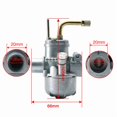 thumbnail image 3 of For BING SRE 1/12/279 Silver Motorcycle Carburetor + Repair Kit, 3 of 5