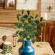 thumbnail image 1 of Decoración para el hogar, decoración de habitaciones, decoración de paredes: plantas verdes artificiales con mariposas, hojas de olivo, hojas de eucalipto redondas y hojas verdes de plástico., 1 of 6