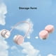 thumbnail image 5 of G02 Hanging Neck Fan 3 Speeds Bladeless Neckband Fan Portable Mini Air Cooler - Pink+White, 5 of 5