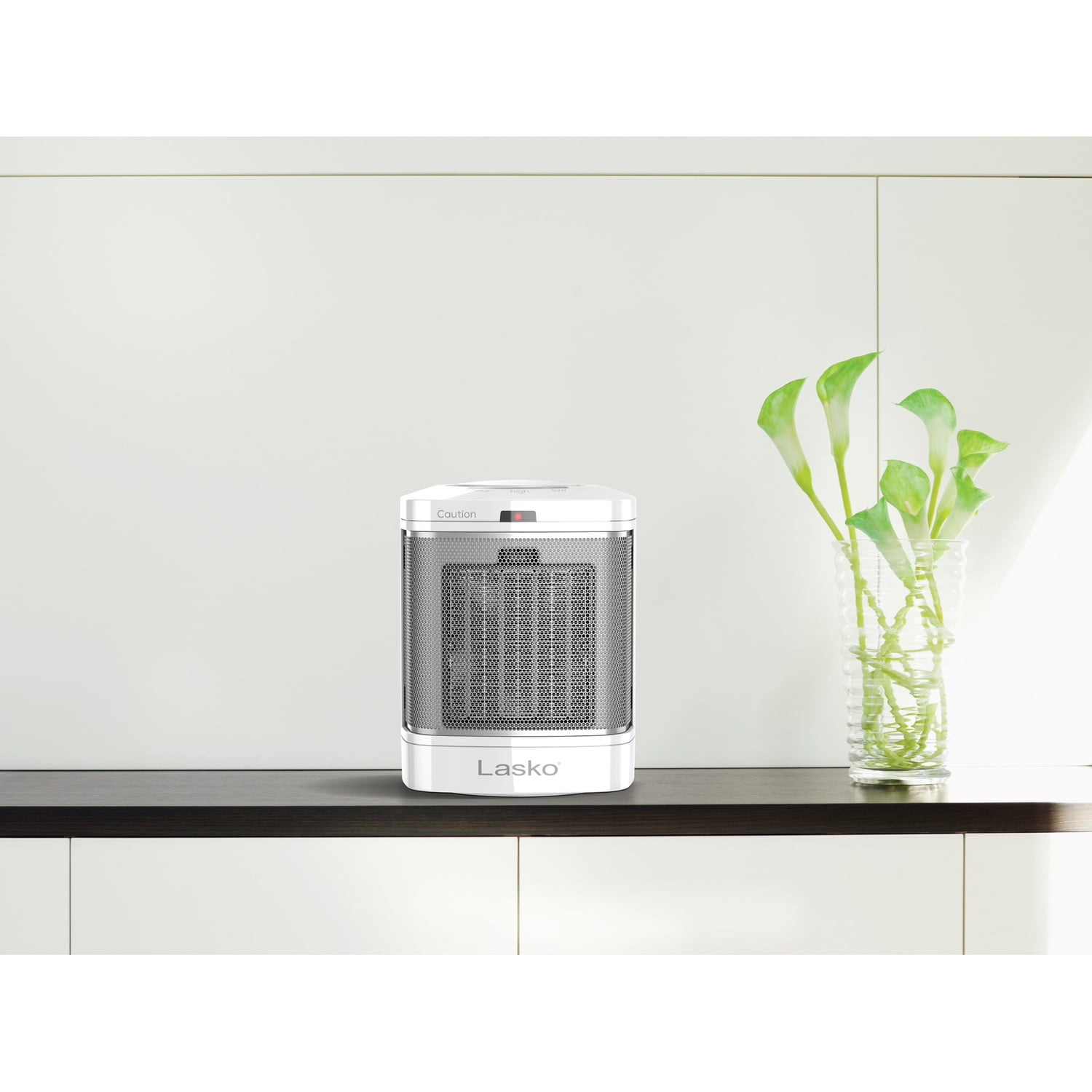 Lasko 1500W Bathroom Space Heater with ALCI Safety Plug and Timer, CD08200,  White - Walmart.com