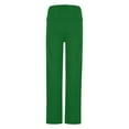 thumbnail image 4 of QATAINLAV Women's Foldover Flare Yoga Pants Casual Low Rise Bootcut Flared Leggings Solid Loose Bell Bottom Sweatpants Lounge Pants, Green, XL, 4 of 10