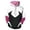 Pink, variant on Superhero Costume Jacket Web Print Streetwear Spider Cosplay Hoodie Full Zip Sweatshirt for Parties