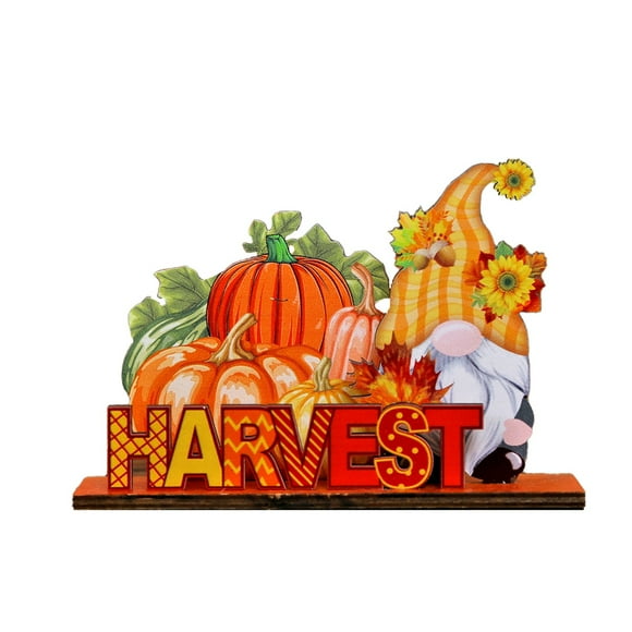 Bjutir 1 Pc Tanksgiving Decorations Thanksgiving Tabletop Centerpieces Turkey Pumpkin Decorative Wooden Signs Give And Thanks Party Thanksgiving Autumn Fall Table Decor