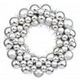 thumbnail image 1 of Vickerman N114207 12 in. Silver Colored Ball Wreath, 1 of 2