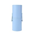thumbnail image 1 of Leather Makeup Brush Holder Travel Cosmetic Pens Storage Cup Case (Blue), 1 of 9