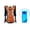 Orange, variant on Reflective Hydration Pack, Lightweight Running Backpack With 2L Water Bladder, Breathable Portable Cycling Hiking Offroad Daypack Safety Reflective Strip Outdoor Sports Bag for Men Women