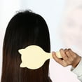 thumbnail image 5 of Unique Bargains 1pc Women Cat's Ears Airbag Hair Comb for Straight Curly Thick Wet Hair Yellow ABS TPR, 5 of 6
