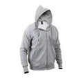 thumbnail image 2 of Thermal Lined Zipper Hooded Sweatshirt 4X-Gray, 2 of 2