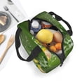 thumbnail image 5 of Rateoe Friut Avocado Pattern Insulated Lunch Bag with Thick Aluminum Foil Lunch Tote Bag with Front Pocket for Men and Women, Ideal for Work, School, Picnics, and Travel, 5 of 5