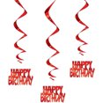 thumbnail image 1 of Paquete de 6 Decoraciones de Cumpleaños Colgantes Vevor Color Rojo Letras 'Feliz Cumpleaños', 1 of 5