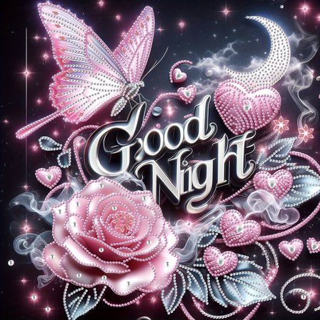 5D DIY Diamond Painting Kit, Pink Butterfly Rose Pattern Home Decor Handicraft, Complete Tool Kit Included, 15.7x15.7in