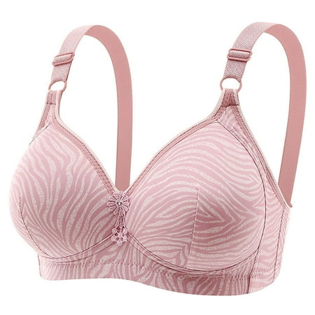 

Womens Bra Comfy Woman s Embroidered Glossy Comfortable Breathable Bra Underwear No Rims