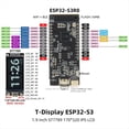 thumbnail image 4 of T-Display-S3 ESP32 S3 con Placa de Desarrollo de Pantalla LCD ST7789 de 1,9 Pulgadas Módulo Inalámbrico WIFI Bluetooth5.0 170x320, 4 of 8