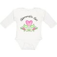 thumbnail image 3 of Inktastic Glamma's Girl- heart flowers Girls Long Sleeve Baby Bodysuit, 3 of 5